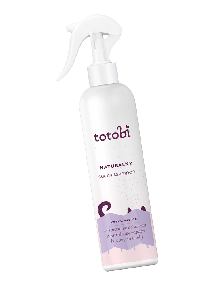 Naturalny suchy szampon dla Kota