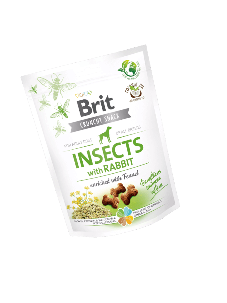 Brit Care Dog Crunchy Cracker Insects and Rabbit 200g