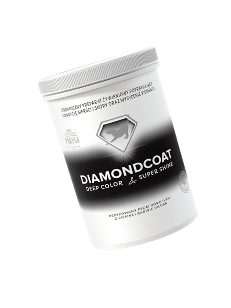 Pokusa DiamondCoat DeepColor & SuperShine – naturalny suplement dla psów