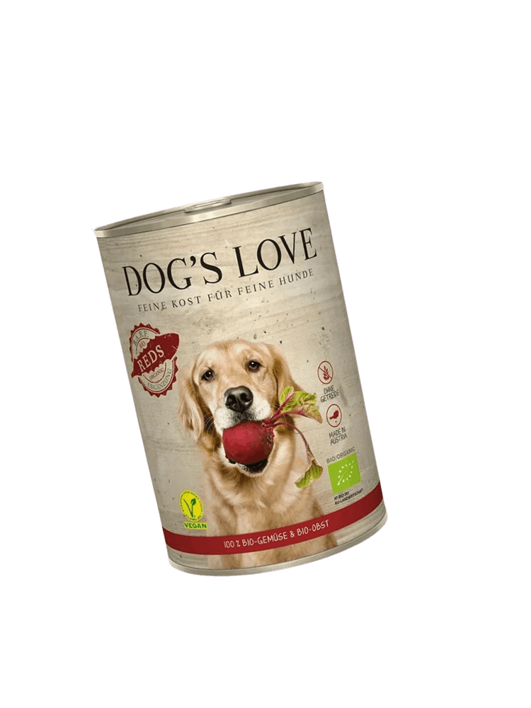 DOG’S LOVE BIO REDS – ekologiczna warzywno-owocowa karma dla psów