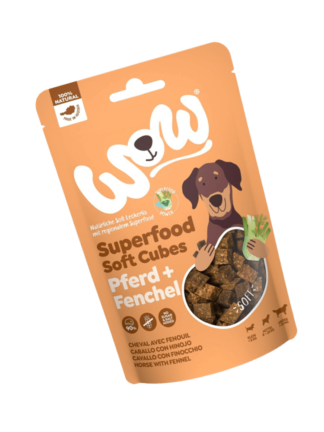 Superfood Soft Cubes Pferd - konina z koprem włoskim miękkie przysmaki dla psa