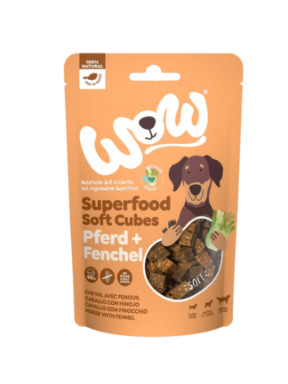 Superfood Soft Cubes Pferd - konina z koprem włoskim miękkie przysmaki dla psa
