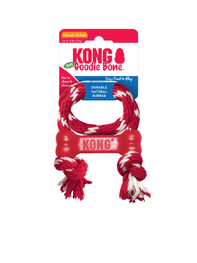 KONG Goodie Bone ze sznurkiem –  Rozmiar XS