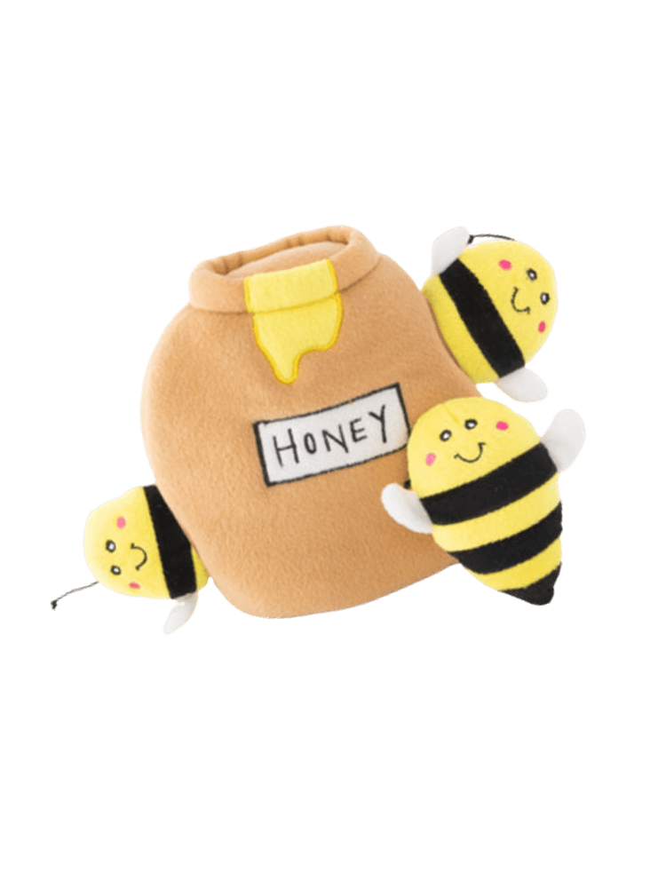 ZippyPaws Pluszowy Garnek miodu z pszczółkami