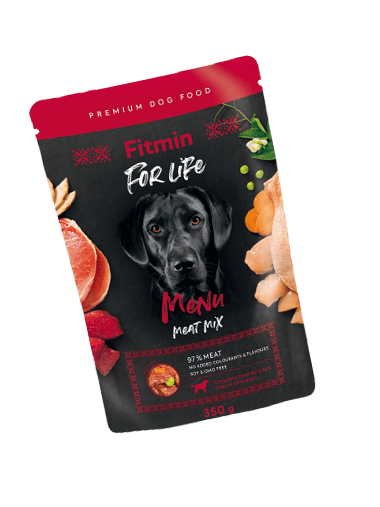 Fitmin for Life dog MENU 97% mięsna saszetka dla psa 350g