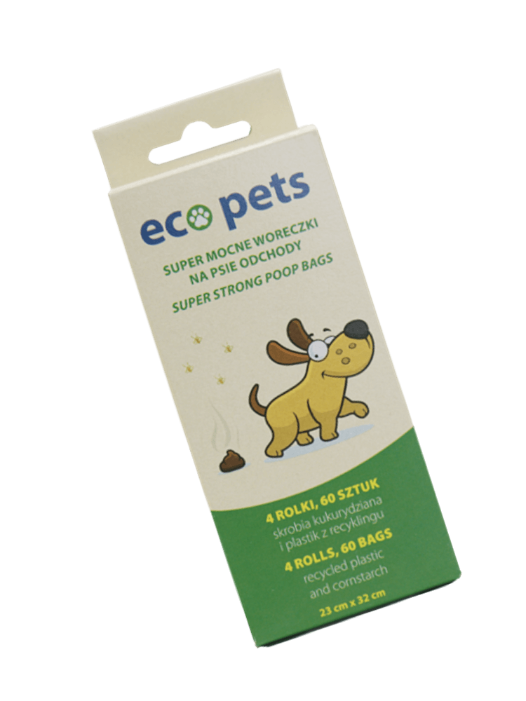 Eco Pets Worki na psie odchody 60 szt. (4 rolki)