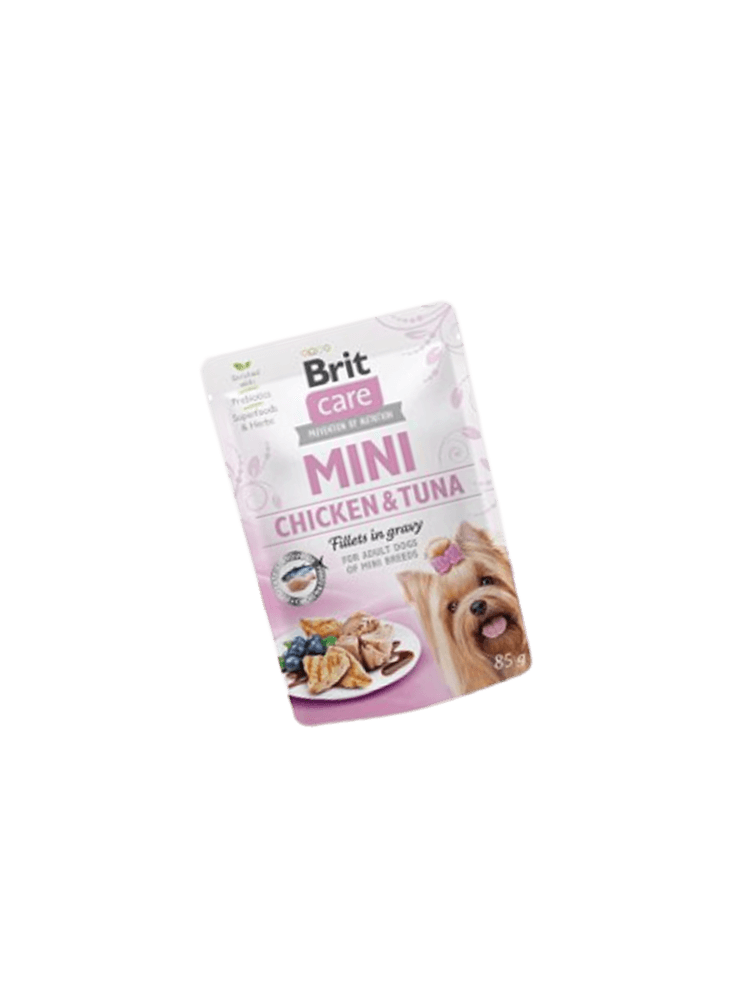 Mini Pouch Dog Adult Chicken & Tuna 85 g