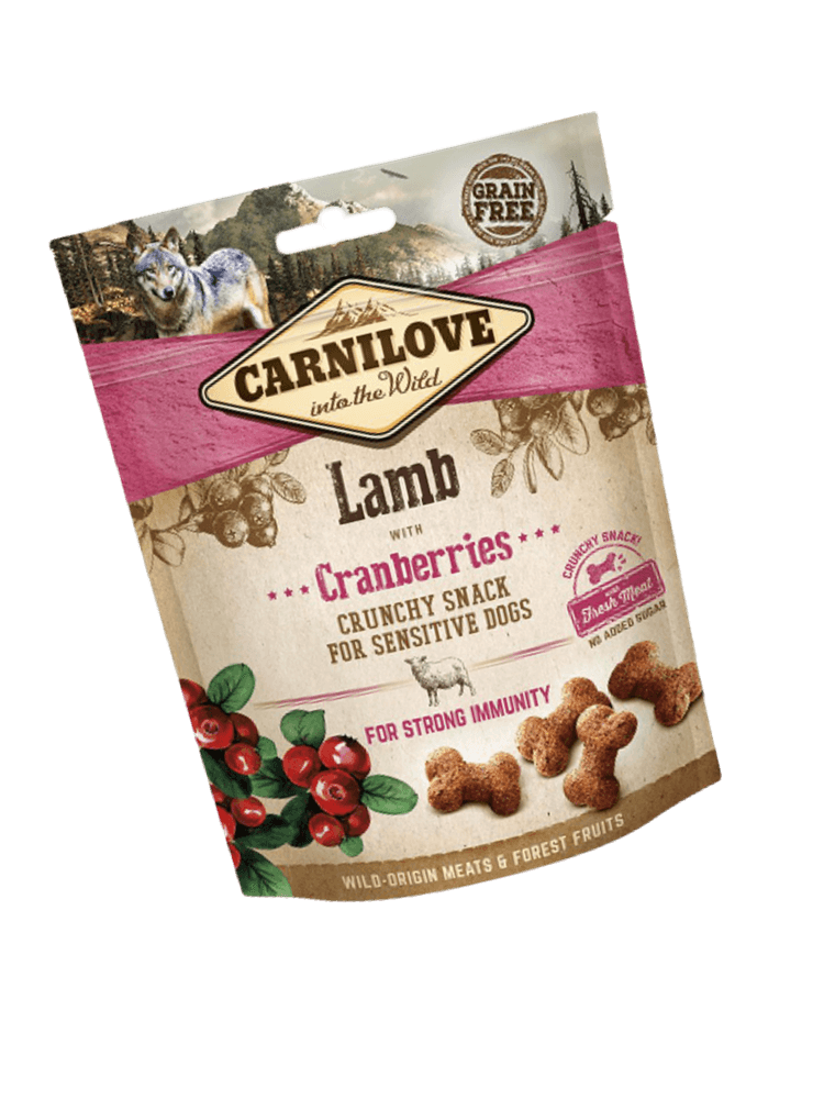 Dog Crunchy Snack Lamb & Cranberries 200 g