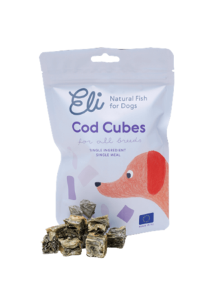 Fish Cubes Suszone Kostki ze skóry dorsza 80 g
