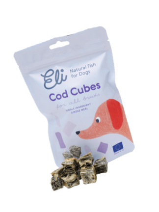 Fish Cubes Suszone Kostki ze skóry dorsza 80 g
