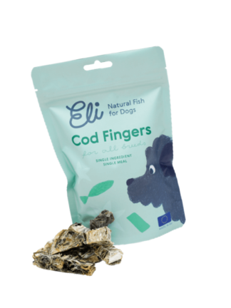 Fish Fingers Suszone Paluszki ze skóry dorsza 80 g