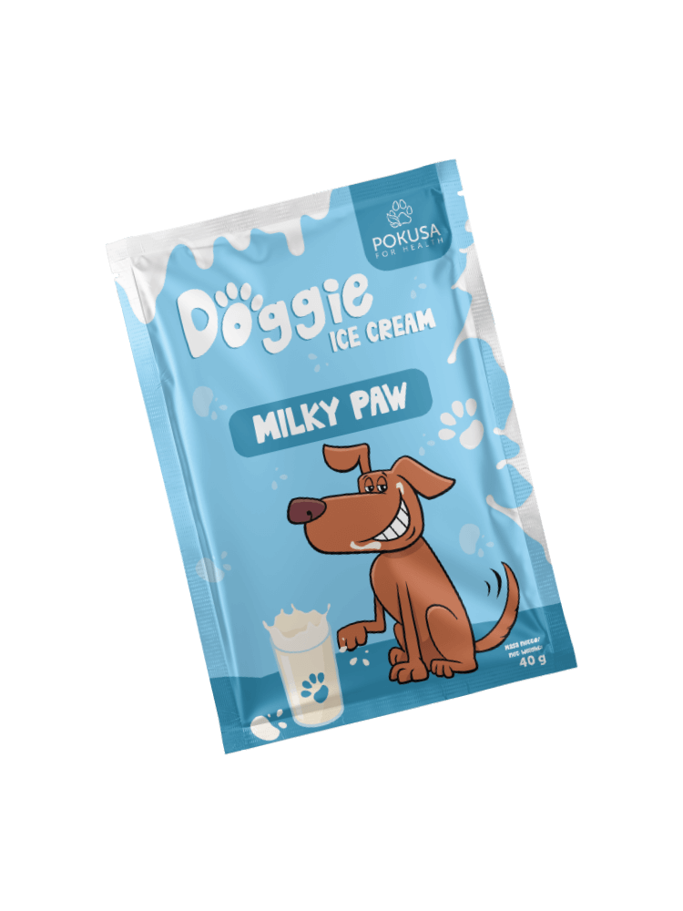 Doggie Ice Cream Milky Paw – Lody dla psów śmietankowe