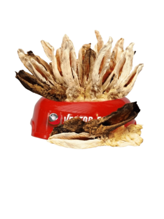 Uszy królicze z sierścią 5 szt