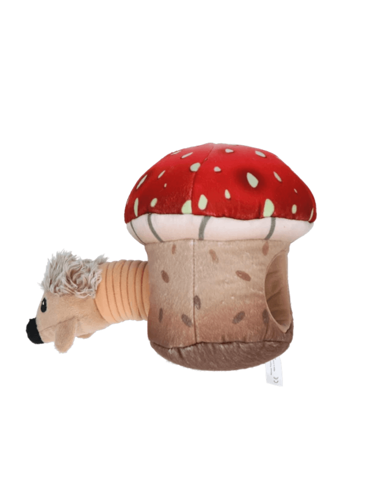 Double Wooble Mushroom Mates – urocze jeże, które chowają się w pluszowym muchomorze