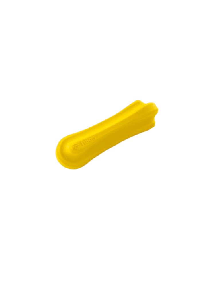 FIBOO Fiboone S –  kość do gryzienia żółta, długość 12 cm
