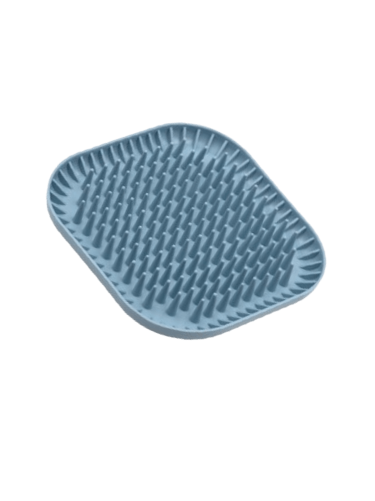 FIBOO Mata Spiky – jeżomiska – Ciemno niebieska, rozmiar 19 cm x 19 cm