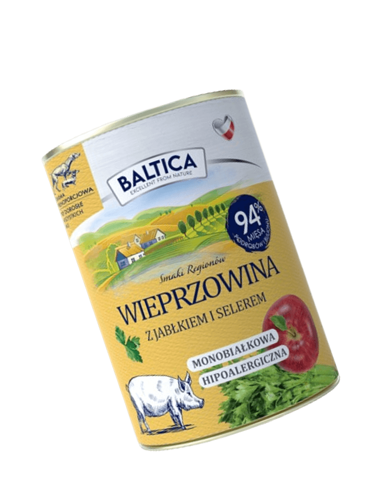 Mokra Karma Wieprzowina z Jabłkiem 400 g