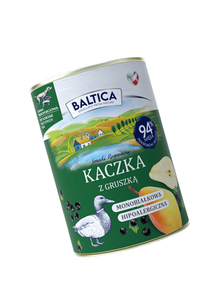 Mokra Karma kaczka z gruszką 400 g