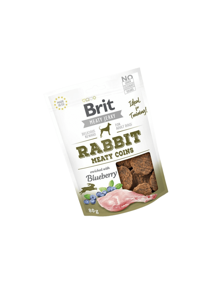 Jerky Snack–Rabbit Meaty Coins 80 g