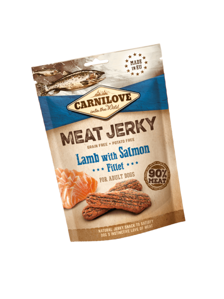 Dog Meat Jerky Lamb & Salmon Fillet 100 g