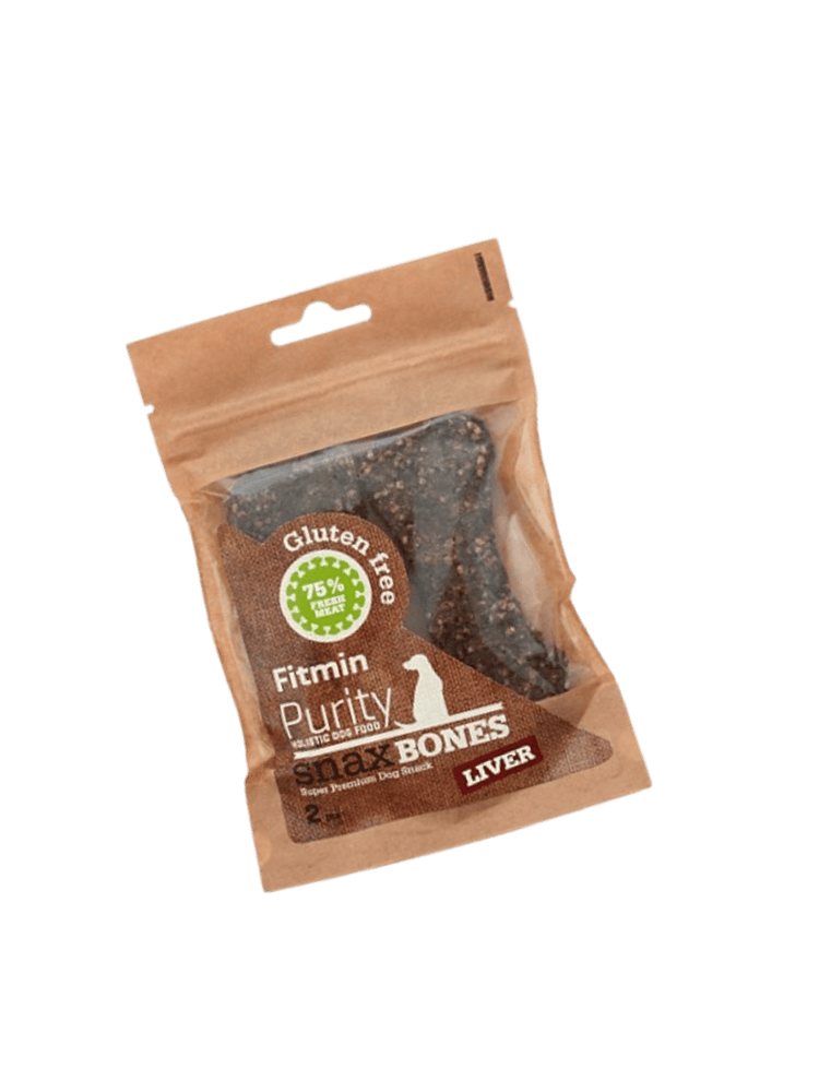 Kości dla psa z wątróbką wołową, Purity Dog – Snax Bones Liver 2 sztuki