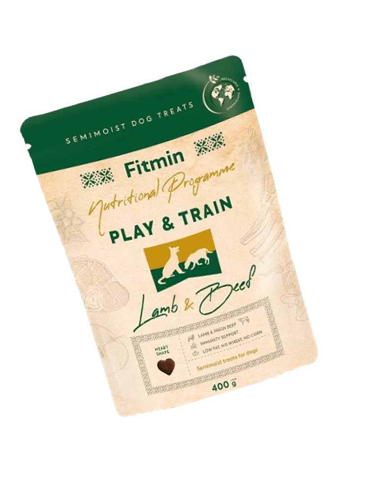Fitmin dog Play and Train lamb and beef 400g