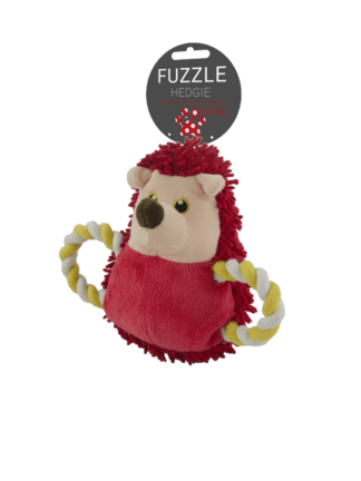 Hedgie Pull Me Red - Pociągnij mnie Czerwony jeżyk  - zabawka dla psa 26 cm