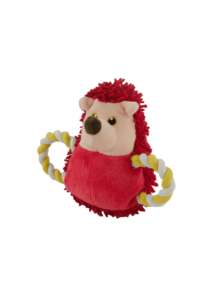 Hedgie Pull Me Red - Pociągnij mnie Czerwony jeżyk  - zabawka dla psa 26 cm