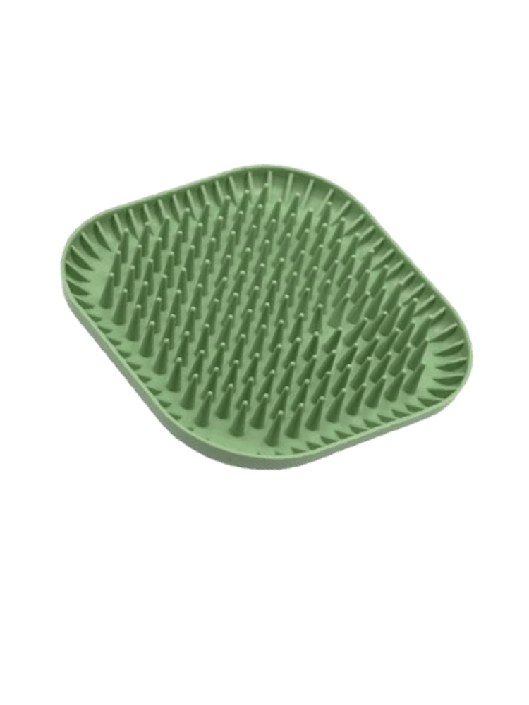 FIBOO Mata Spiky – jeżomiska – Zielona, rozmiar 19 cm x 19 cm