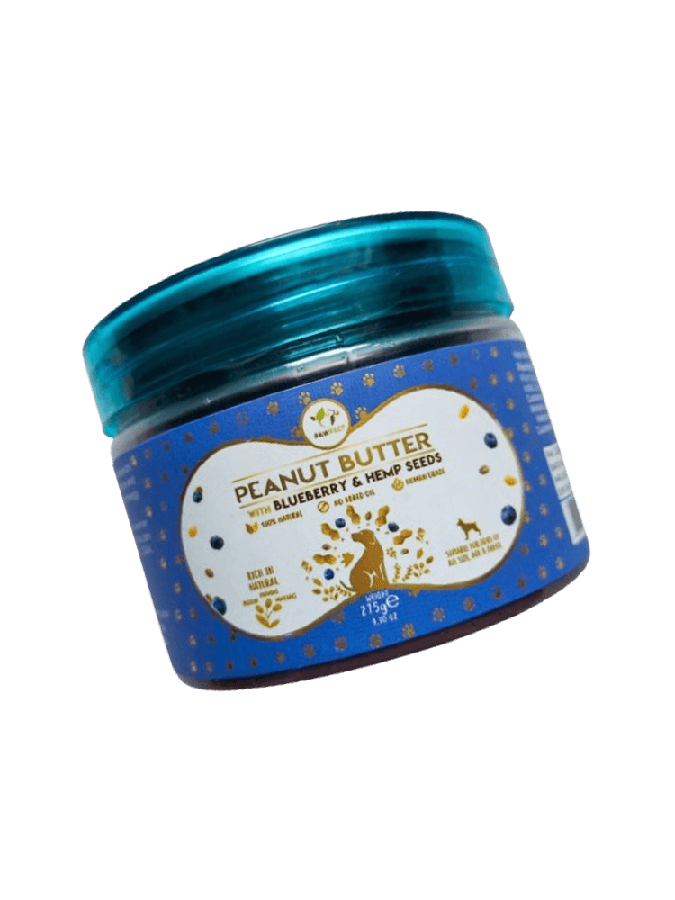 Masło orzechowe z jagodami i nasionami konopi 275 g – Peanut Butter – Blueberry & Hemp Seeds