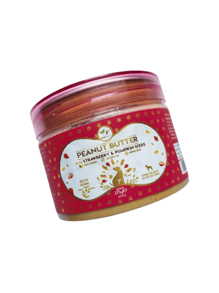 Masło orzechowe z truskawkami i nasionami dyni 275 g – Peanut Butter – Strawberry & Pumpkin Seeds