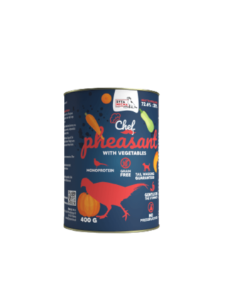 Chef - Bażant z warzywami 400 g