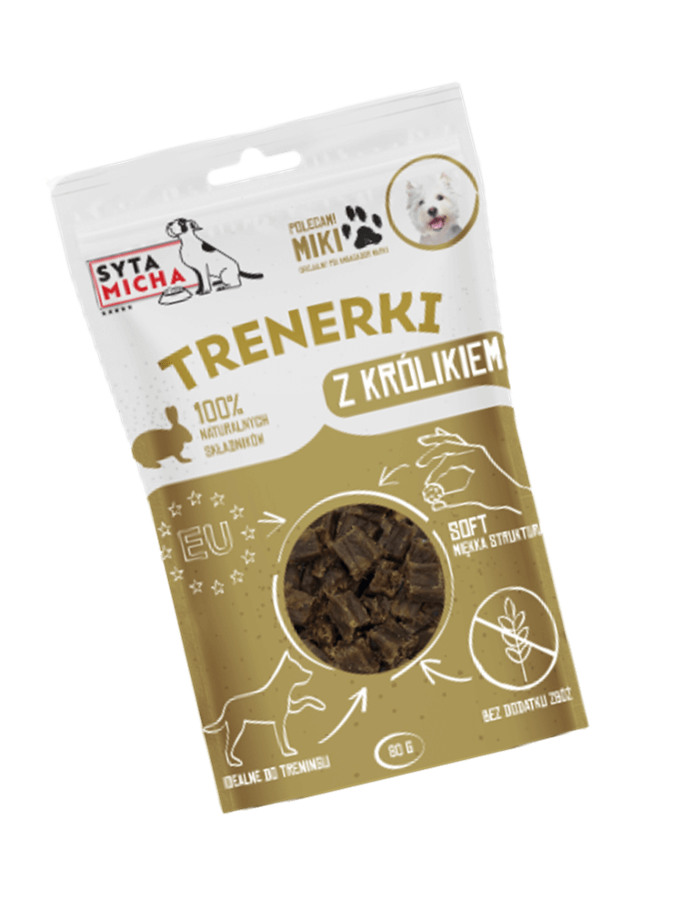 Mini smaczki dla psa z królika 60 g