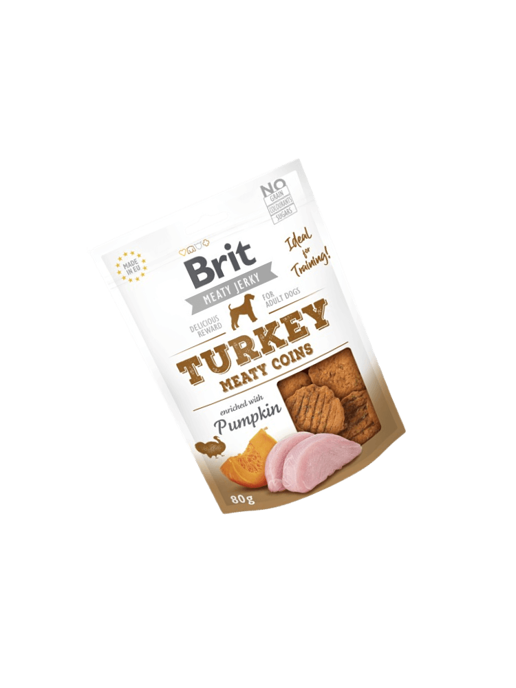 Jerky Snack Turkey Meaty coins 80g