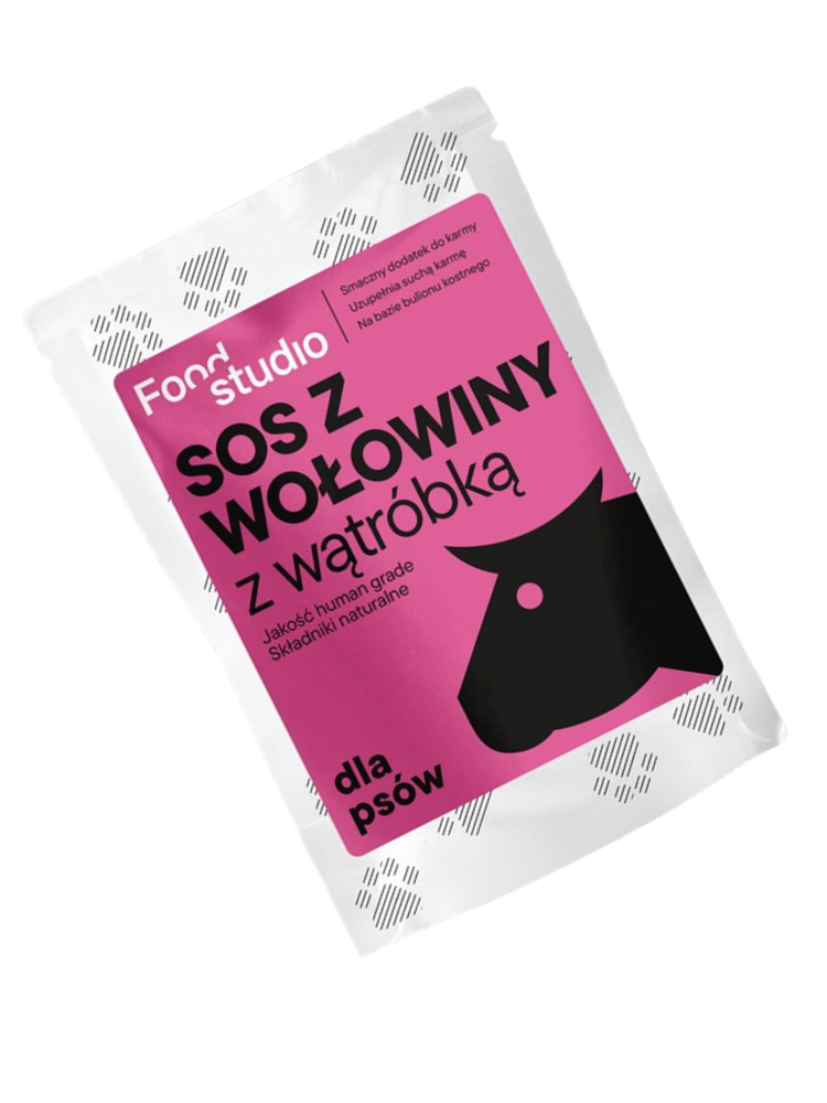 Sos z Wołowiny z wątróbką dla psów, 100 ml