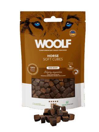 Soft Cubes Horse 100G - miękkie, monoproteinowe przysmaczki z konia