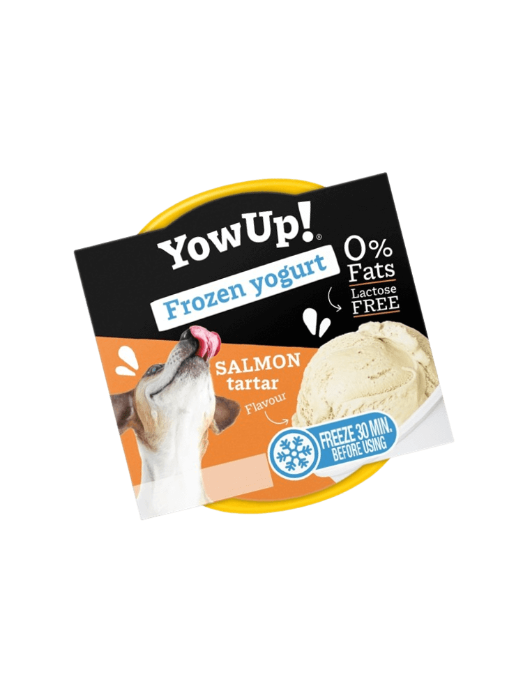 YOW UP! Naturalny lodowy jogurt o smaku tatara z łososia do mrożenia dla psa  110 g