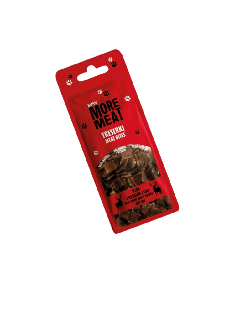 More Meat, treserki z jeleniem i dodatkiem CBD, 70 g