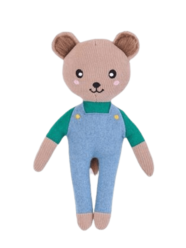 EcoZippy Felt Friends Benjamin the Bear- Niedźwiadek Benjamin, 27 cm