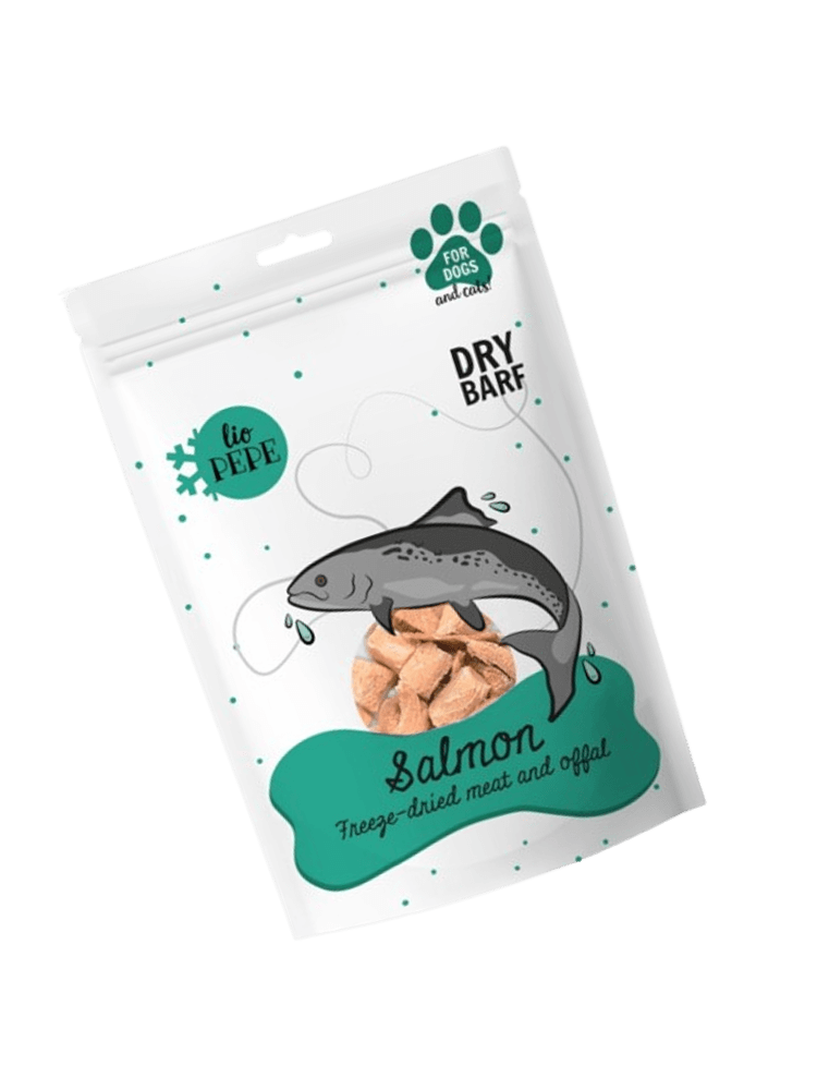 Lio Salmon – Filet z łososia liofilizowany przysmak dla psa i kota 60 g