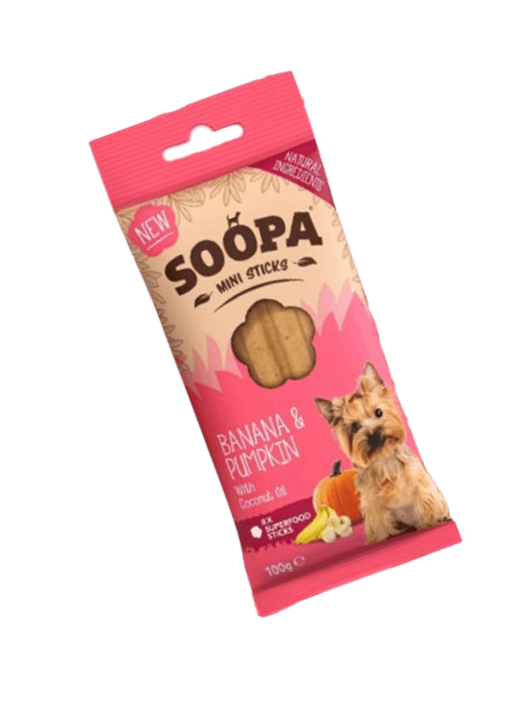 Puppy Dental Stick Banana & Pumpkin – Banan i Dynia 100 g/4 szt.