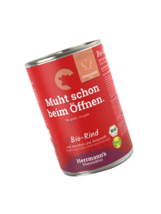Selection Dog Bio Rind - Mokra karma  bio wołowina z marchwią, amarantusem i selerem 400 g