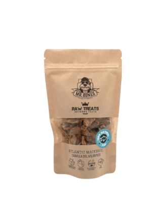 Raw Treats Mackerel - Kawałki suszonej makreli dla psa i kota