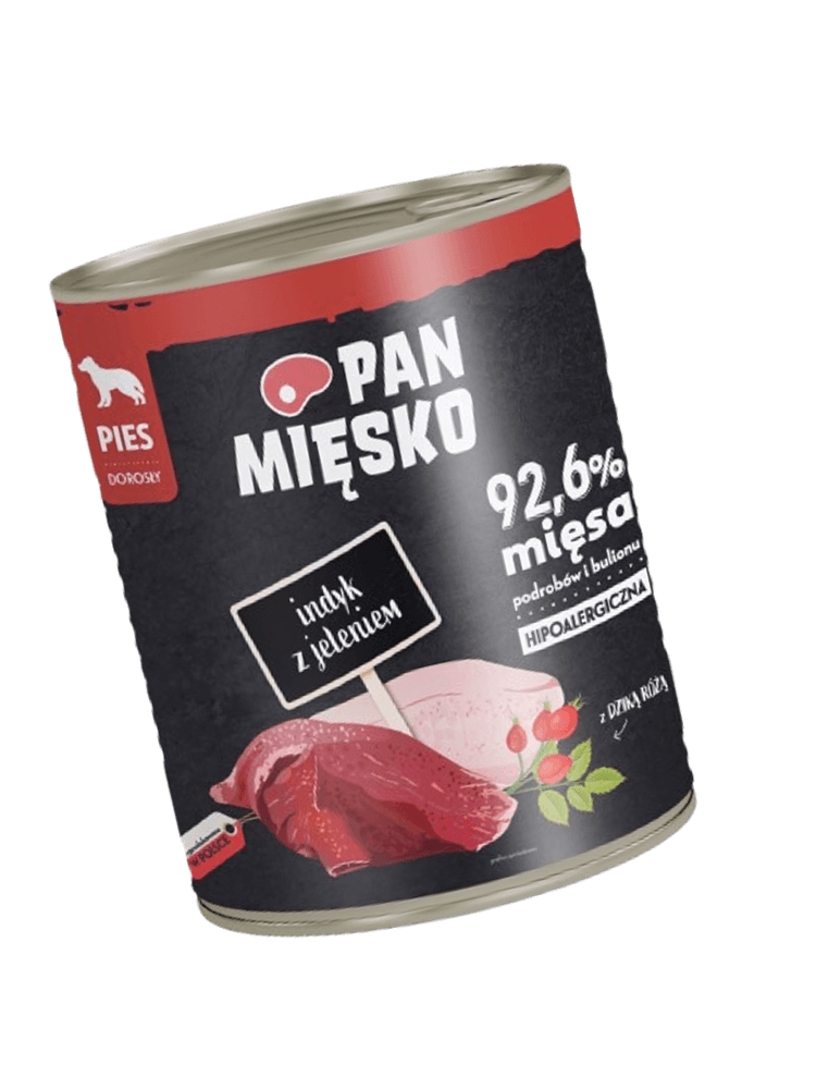 Mokra karma dla psa Indyk z dorszem 400 g