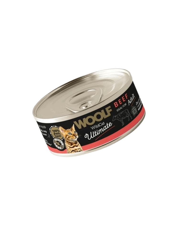 Karma mokra dla kota Wild Cat Ultimate Can Beef Plate, wołowina 85g