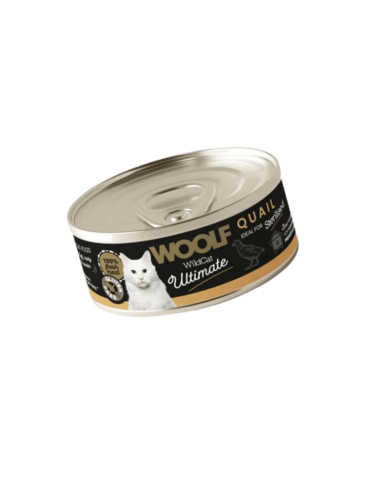 Karma mokra dla kota Wild Cat Ultimate Can Quail Plate, przepiórka 85g