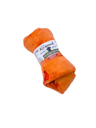 Gryzak kolagenowy kość wiązana - miód 10-12,7 cm