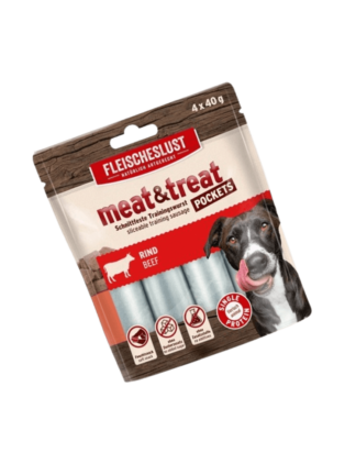 Meat & trEAT 2.0 Beef 4x40 g - Kiełbasa Wołowina