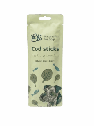 Cod Sticks With Spinach - Paluszki z dorsza ze szpinakiem, 3 sztuki