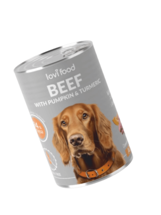 Beef with Pumpkin 400g - mokra karma dla psa, z wołowiną, dynią i kurkumą